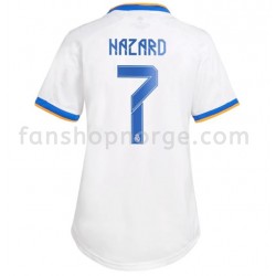 Billige Fotballdrakter Real Madrid Eden Hazard 7 Dame Hjemmedrakt 2021-2022 Kortermet