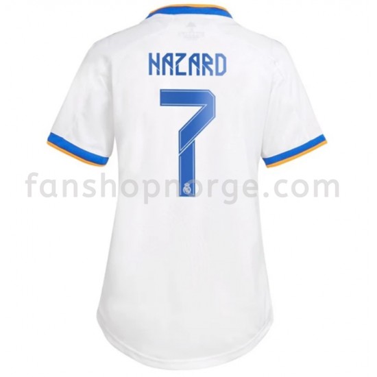 Billige Fotballdrakter Real Madrid Eden Hazard 7 Dame Hjemmedrakt 2021-2022 Kortermet