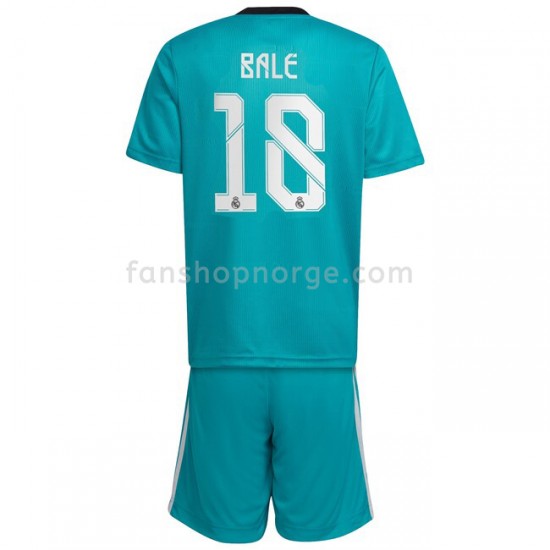Billige Fotballdrakter Real Madrid Gareth Bale 18 Barn Tredjedrakt 2021-2022 Kortermet