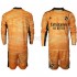 Billige Fotballdrakter Real Madrid Keeper Barn Bortedrakt 2021-2022 Langermet