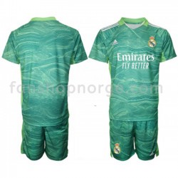 Billige Fotballdrakter Real Madrid Keeper Barn Tredjedrakt 2021-2022 Kortermet