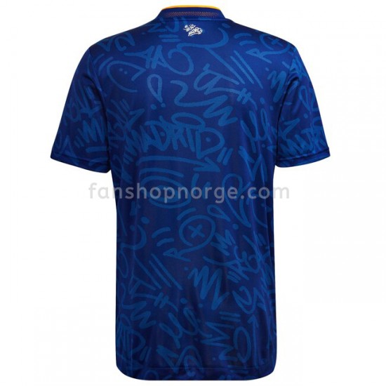 Billige Fotballdrakter Real Madrid Barn Bortedrakt 2021-2022 Kortermet