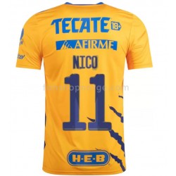 Billige Fotballdrakter Tigres UANL Nico Lopez 11 Hjemmedrakt 2021-2022 Kortermet