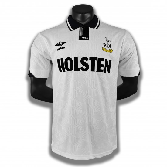 Billige Fotballdrakter Tottenham Hotspur Retro Hjemmedrakt 1990 Kortermet
