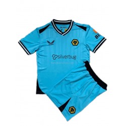 Billige Fotballdrakter Wolverhampton Wanderers Keeper Barn Tredjedrakt 2021-2022 Kortermet