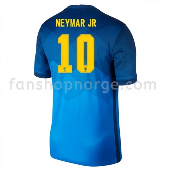 Billige Fotballdrakter Brasil Neymar JR 10 Bortedrakt 2020-2021 Kortermet