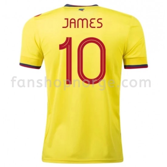 Billige Fotballdrakter Colombia James 10 Hjemmedrakt 2020-2021 Kortermet