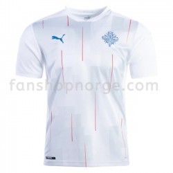 Billige Fotballdrakter Island Bortedrakt 2020-2021 Kortermet