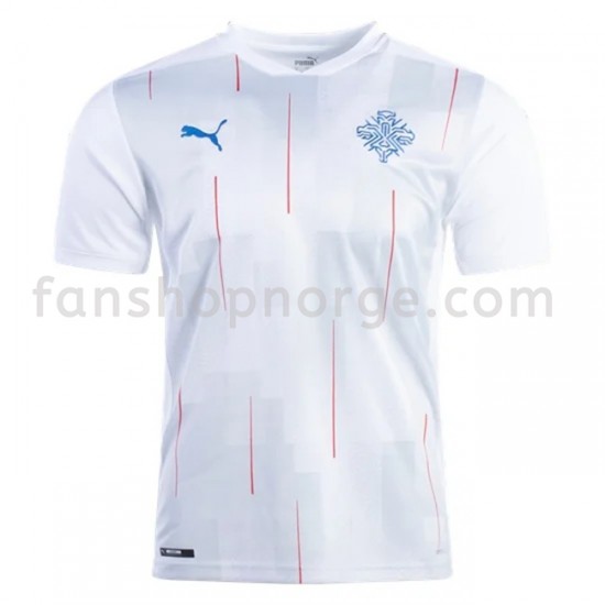 Billige Fotballdrakter Island Bortedrakt 2020-2021 Kortermet