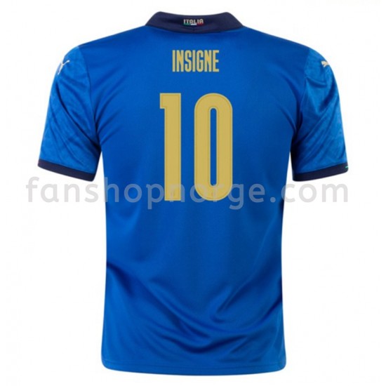 Billige Fotballdrakter Italia Insigne 10 Hjemmedrakt Euro 2020 Kortermet