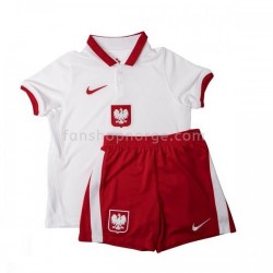 Billige Fotballdrakter Polen Barn Hjemmedrakt Euro 2020 Kortermet