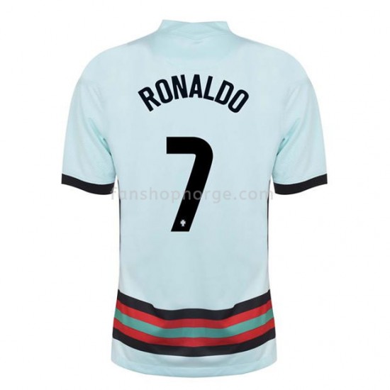 Billige Fotballdrakter Portugal Cristiano Ronaldo 7 Bortedrakt Euro 2020 Kortermet