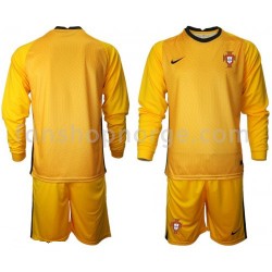 Billige Fotballdrakter Portugal Keeper Barn Bortedrakt Euro 2020 Langermet