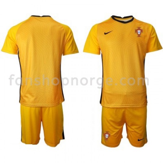 Billige Fotballdrakter Portugal Keeper Barn Bortedrakt Euro 2020 Kortermet