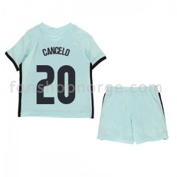 Billige Fotballdrakter Portugal Joao Cancelo 20 Barn Bortedrakt Euro 2020 Kortermet