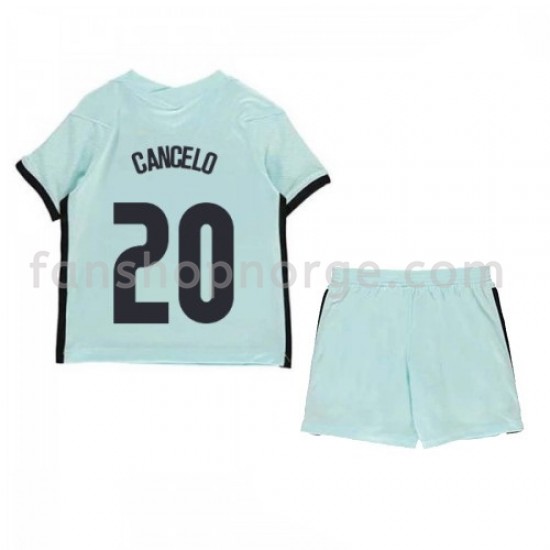 Billige Fotballdrakter Portugal Joao Cancelo 20 Barn Bortedrakt Euro 2020 Kortermet