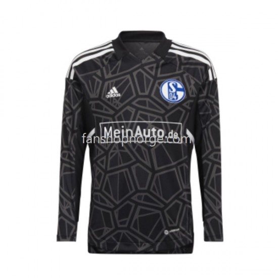 Billige Fotballdrakter FC Schalke 04 Keeper Herre Hjemmedrakt 2022-2023 Langermet