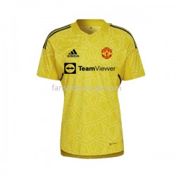 Billige Fotballdrakter Manchester United Keeper Herre Bortedrakt 2022-2023 Kortermet