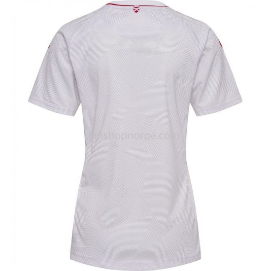 Billige Fotballdrakter Danmark Dame Bortedrakt 2022 Kortermet