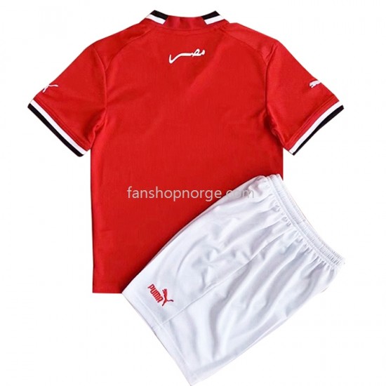 Billige Fotballdrakter Egypt Barn Hjemmedrakt 2022 Kortermet