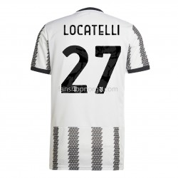Billige Fotballdrakter Juventus Locatelli 27 Hjemmedrakt 2022-2023 Kortermet