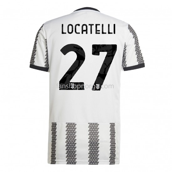 Billige Fotballdrakter Juventus Locatelli 27 Hjemmedrakt 2022-2023 Kortermet