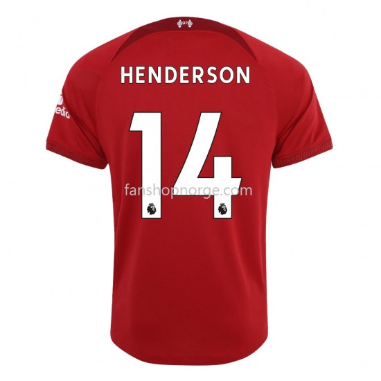 Billige Fotballdrakter Liverpool Henderson 14 Herre Hjemmedrakt 2022-2023 Kortermet