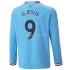 Billige Fotballdrakter Manchester City G.Jesus 9 Hjemmedrakt 2022-2023 Langermet