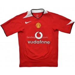 Billige Fotballdrakter Manchester United Hjemmedrakt 2004-2006 Kortermet