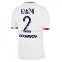 Billige Fotballdrakter Paris Saint-Germain Hakimi 2 Fjerdedrakt 2021-2022 Kortermet