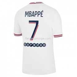 Billige Fotballdrakter Paris Saint-Germain Kylian Mbappe 7 Fjerdedrakt 2021-2022 Kortermet