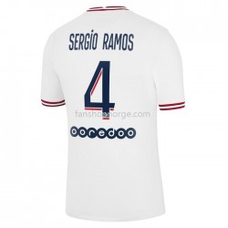 Billige Fotballdrakter Paris Saint-Germain Sergio Ramos 4 Fjerdedrakt 2021-2022 Kortermet