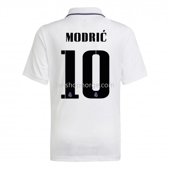 Billige Fotballdrakter Real Madrid Modric 10 Hjemmedrakt 2022-2023 Kortermet