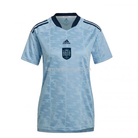 Billige Fotballdrakter Spania Dame Bortedrakt 2022 Kortermet