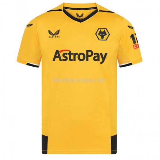 Billige Fotballdrakter Wolverhampton Wanderers Hjemmedrakt 2022-2023 Kortermet