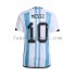 Billige Fotballdrakter Argentina Lionel Messi 10 Herre Hjemmedrakt World Cup 2022 Kortermet