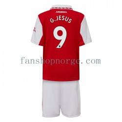 Billige Fotballdrakter Arsenal Gabriel Jesus 9 Barn Hjemmedrakt 2022-2023 Kortermet
