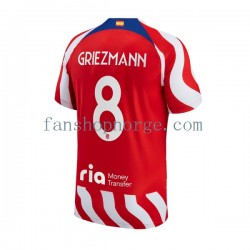 Billige Fotballdrakter Atlético Madrid Antoine Griezmann 8 Herre Hjemmedrakt 2022-2023 Kortermet