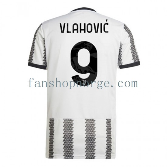 Billige Fotballdrakter Juventus Vlahovic 9 Herre Hjemmedrakt 2022-2023 Kortermet