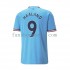 Billige Fotballdrakter Manchester City Haaland 9 Herre Hjemmedrakt 2022-2023 Kortermet
