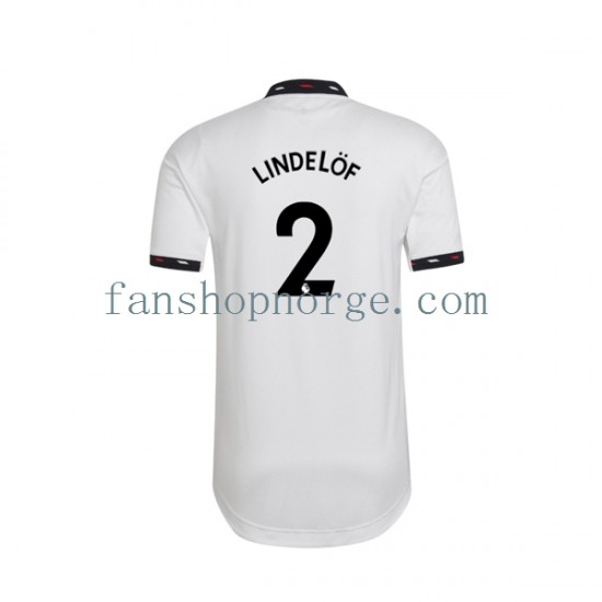 Billige Fotballdrakter Manchester United Victor Lindelof 2 Herre Bortedrakt 2022-2023 Kortermet