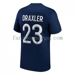 Billige Fotballdrakter Paris Saint-Germain Draxler 23 Herre Hjemmedrakt 2022-2023 Kortermet