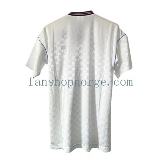 Billige Fotballdrakter West Ham United Retro Herre Bortedrakt 1989-1990 Kortermet