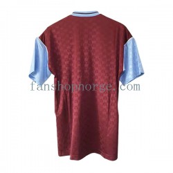 Billige Fotballdrakter West Ham United Retro Herre Hjemmedrakt 1989-1990 Kortermet