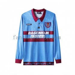 Billige Fotballdrakter West Ham United Retro Herre Hjemmedrakt 1995-1996 Langermet