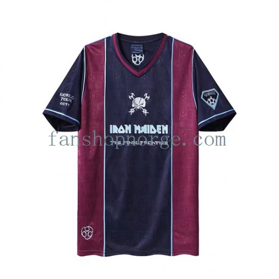 Billige Fotballdrakter West Ham United Iron Maiden Retro Herre Hjemmedrakt 2011 Kortermet