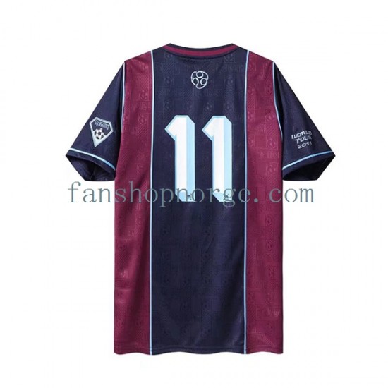 Billige Fotballdrakter West Ham United Iron Maiden Retro Herre Hjemmedrakt 2011 Kortermet