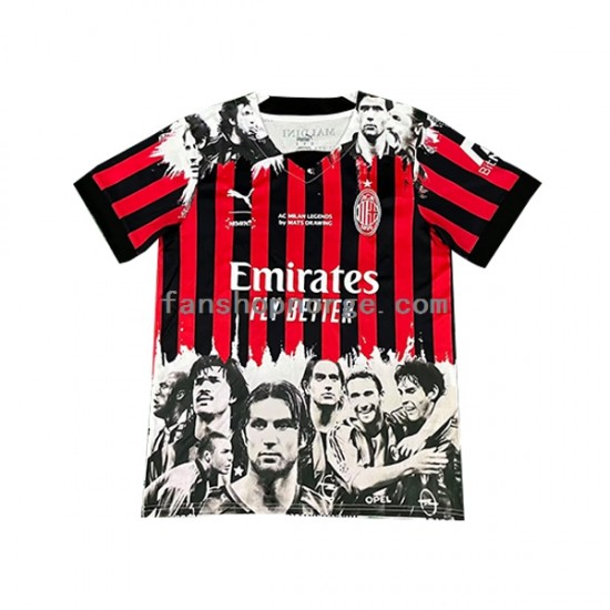 Billige Fotballdrakter AC Milan Commemorative Edition Herre Hjemmedrakt 2022-2023 Kortermet