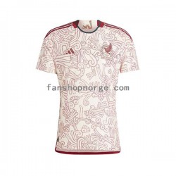 Billige Fotballdrakter Mexico Herre Bortedrakt World Cup 2022 Kortermet