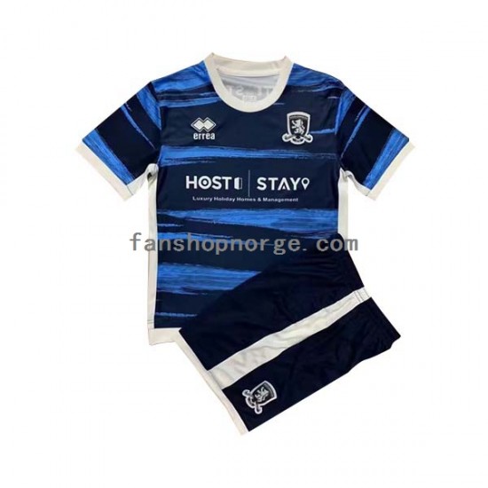 Billige Fotballdrakter Middlesbrough Barn Bortedrakt 2022-2023 Kortermet